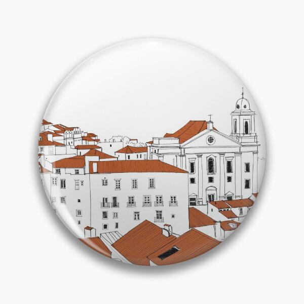 Item preview, Lisbon Cityscape Illustration  designed and sold by Artsychoke.