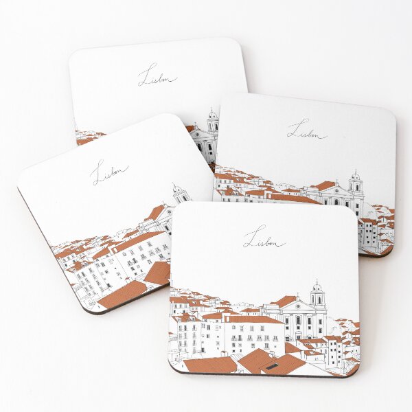 Item preview, Lisbon Cityscape Illustration  designed and sold by Artsychoke.