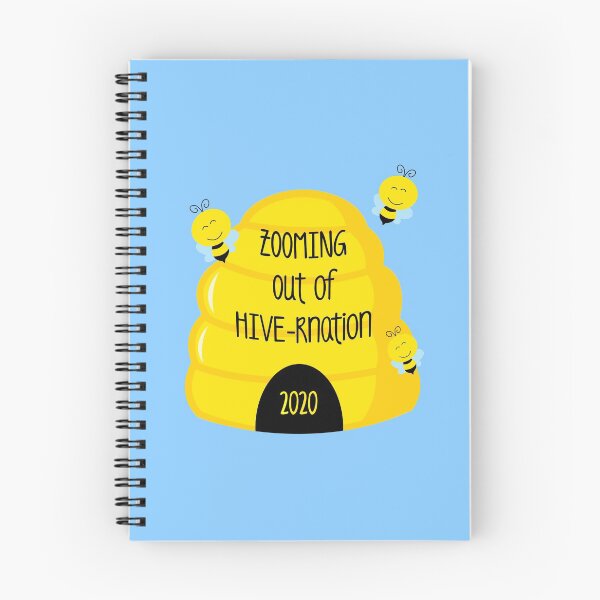 Item preview, Zooming Out of HIVE-rnation! 2020 (On Blue) designed and sold by PawsitiveMum.