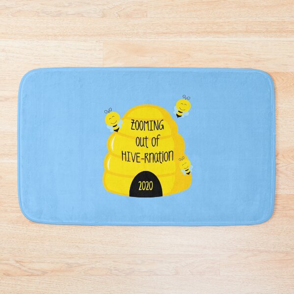 Item preview, Zooming Out of HIVE-rnation! 2020 (On Blue) designed and sold by PawsitiveMum.