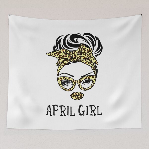 Item preview, Messy Hair Woman Bun April Girl, April Girls Are Sunshine Mixed With A Little Hurricane designed and sold by codyemantai.