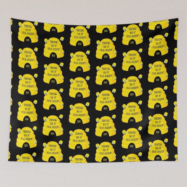 Item preview, Zooming Out of HIVE-rnation! 2020 (On Black) designed and sold by PawsitiveMum.