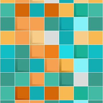 Artwork thumbnail, Geometric square pattern by PicForHome