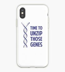 Time To Unzip Those Genetic Genes iPhone Case