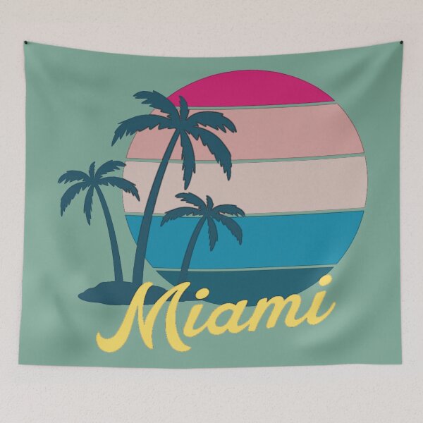 Item preview, Miami vintage sunset designed and sold by SidTastic .