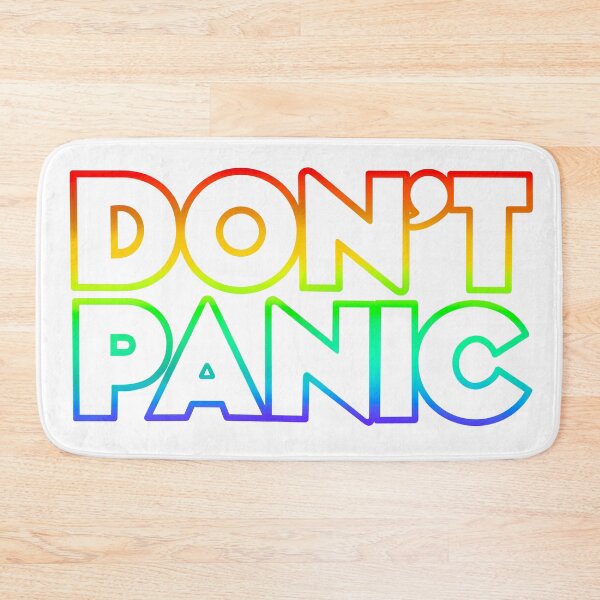 Item preview, Don’t Panic (Rainbow Version) designed and sold by CNRImaginations.