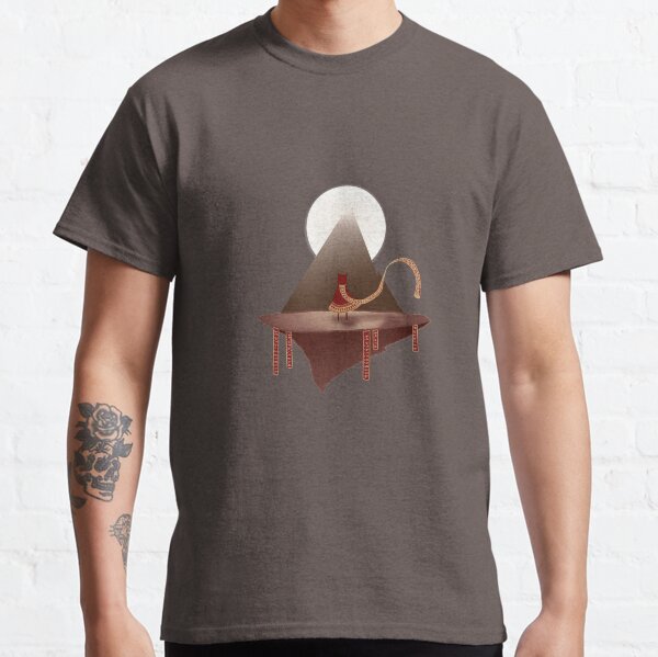Triangles X Sand Clock Sands of Time Minimal Mens T-Shirt