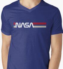 Retro NASA Men's V-Neck T-Shirt