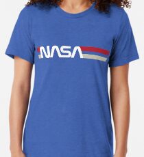 Camiseta de tejido mixto Retro NASA