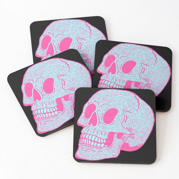 Item preview, Skull Doodle Pink designed and sold by Vixie Hattori.