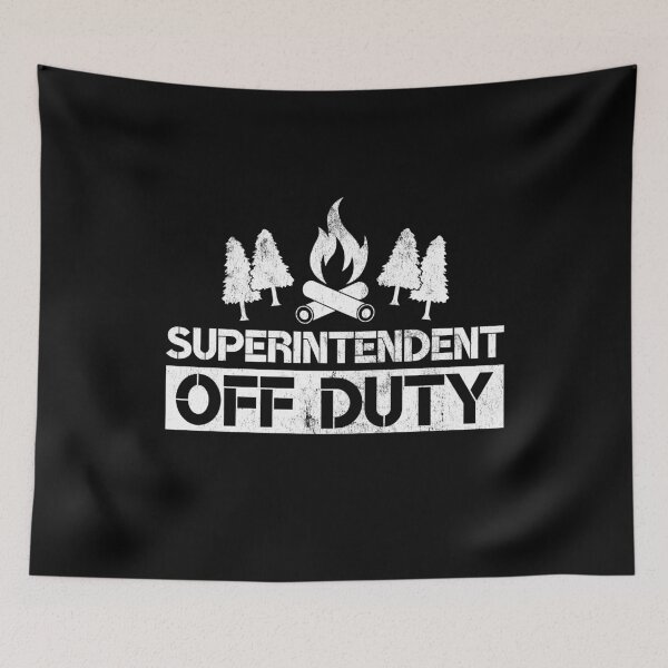 Item preview, Superintendent Off Duty Funny Camper Camping Lover Gift designed and sold by WYGSTORE.