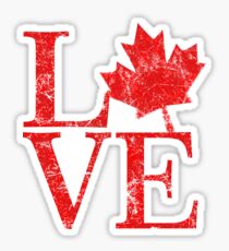 Canadian Love Affair Sticker