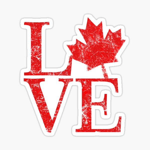 Vista previa del artículo con la obra «Historia de amor canadiense», diseñado y vendido por Garaga.