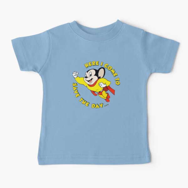 Mighty Mouse, here i come to save the day Baby T-Shirt