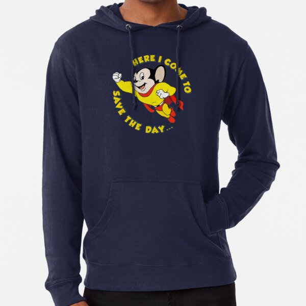 Mighty Mouse, here i come to save the day Lightweight Hoodie