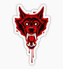 Red Wolf Sticker