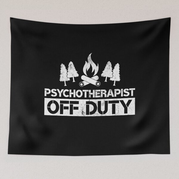 Item preview, Psychotherapist Off Duty Funny Psychotherapy Camper Camping Lover designed and sold by WYGSTORE.