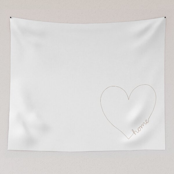 Item preview, Home is where the heart is brown  designed and sold by ZRGraphics.