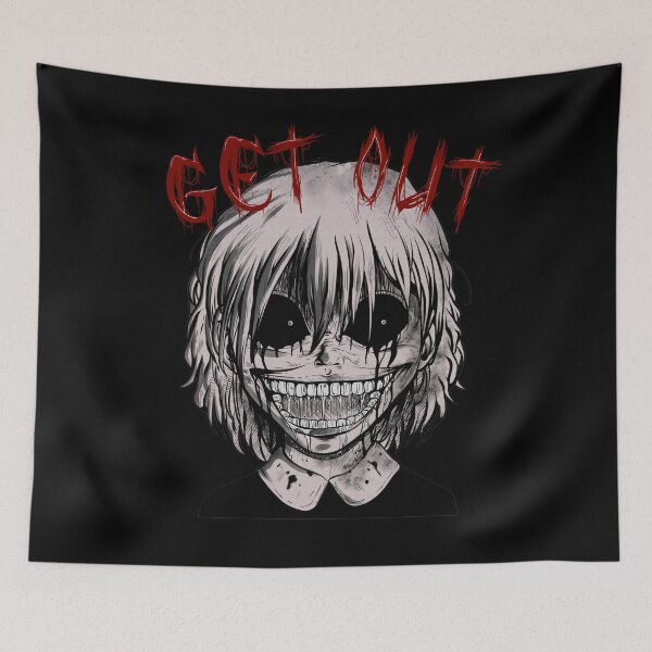 Item preview, Japanese Horror Manga Fan Creepy Scary designed and sold by ZavageDesigns.