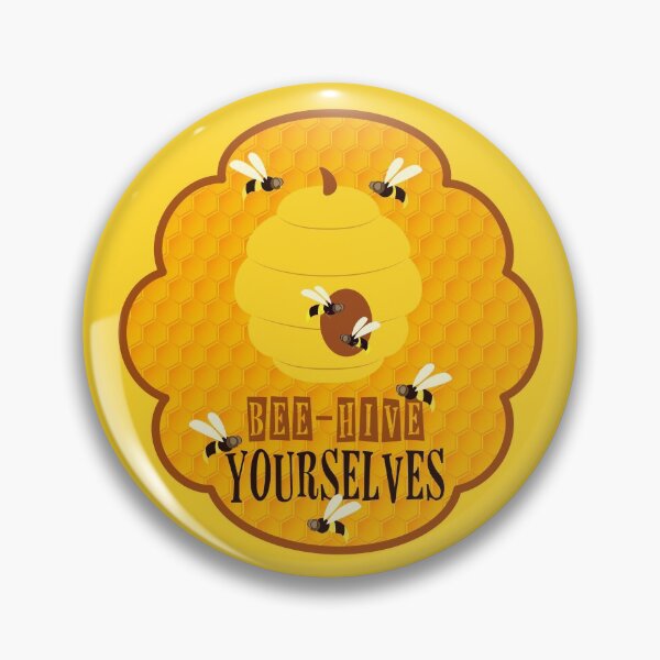 Item preview, Bee-HIVE Yourselves! (On Yellow) designed and sold by PawsitiveMum.
