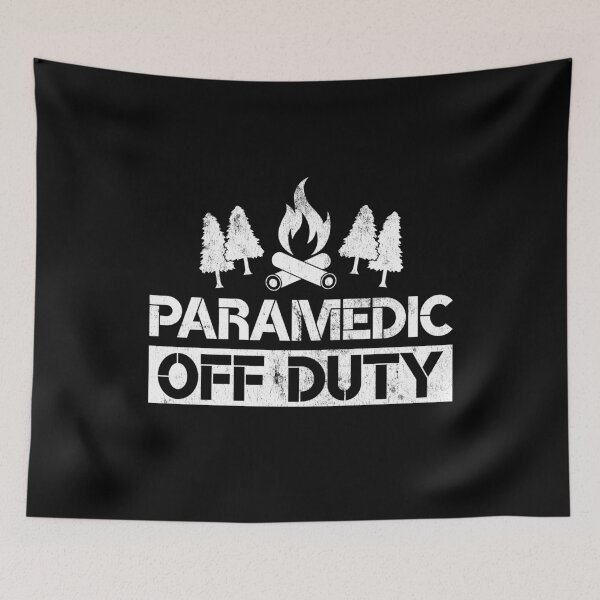 Item preview, Paramedic Off Duty Funny Camper Camping Lover Gag Gift designed and sold by WYGSTORE.