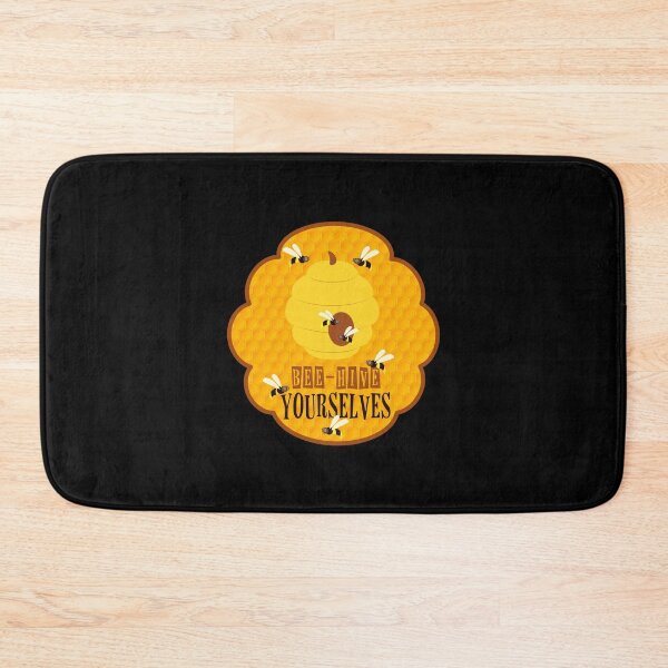 Item preview, Bee-HIVE Yourselves! (On Black) designed and sold by PawsitiveMum.
