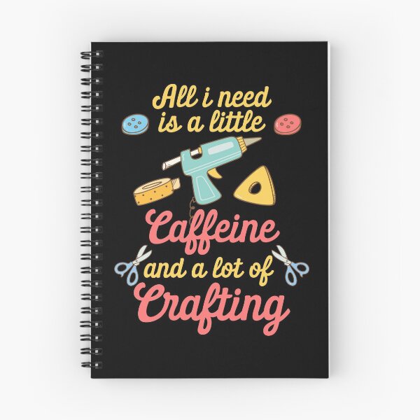Item preview, All I Need is a Little Caffeine and a Lot of Crafting designed and sold by Dancing Dolphin Crafts.