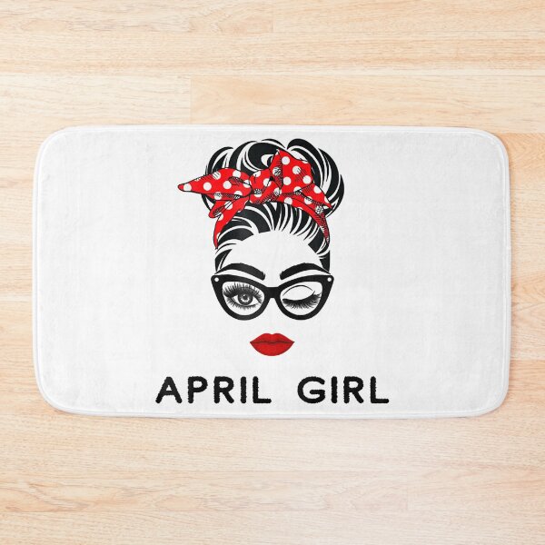 Item preview, April Girl Wink Eye Woman Face Wink Eyes Lady Birthday designed and sold by birdmorrison.
