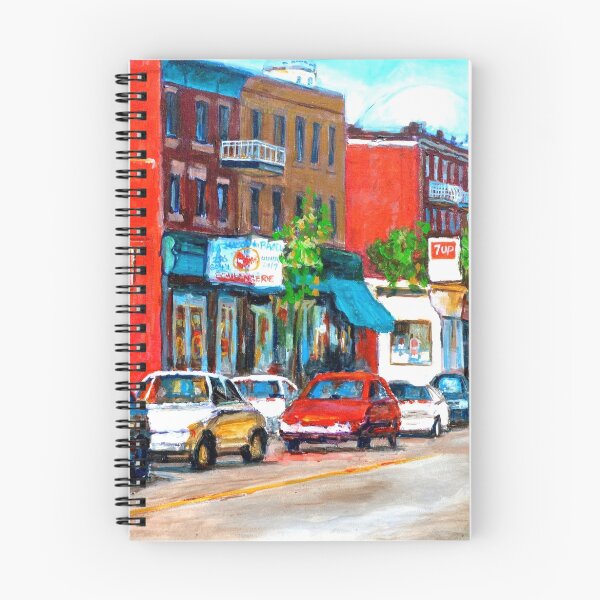 Item preview, SAINT VIATEUR STREET SUMMER SCENE MONTREAL designed and sold by Carole  Spandau.