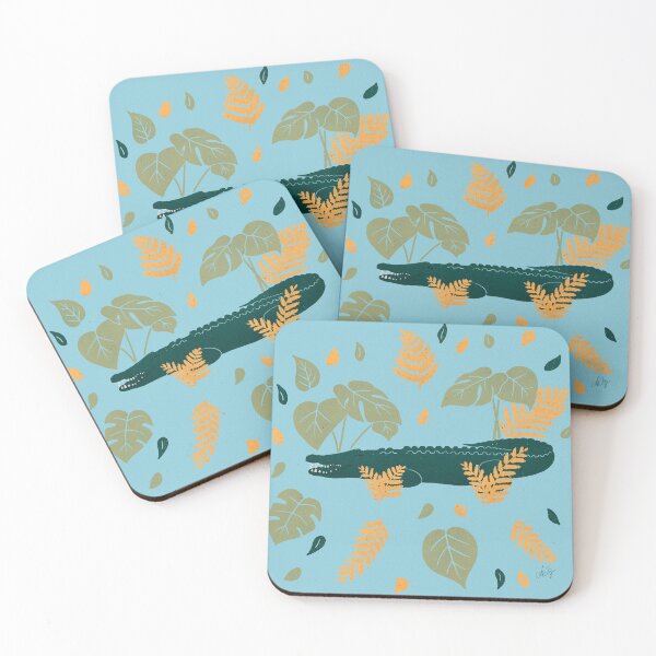 Item preview, Crocodile in the jungle designed and sold by AngelaVog.