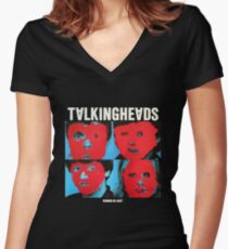 Talking Heads - Remain in Light Women's Fitted V-Neck T-Shirt