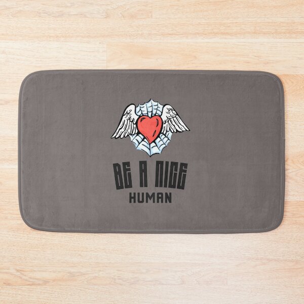 Item preview, Be A Nice Human Tattoo Heart with Wings designed and sold by ModkMerch.
