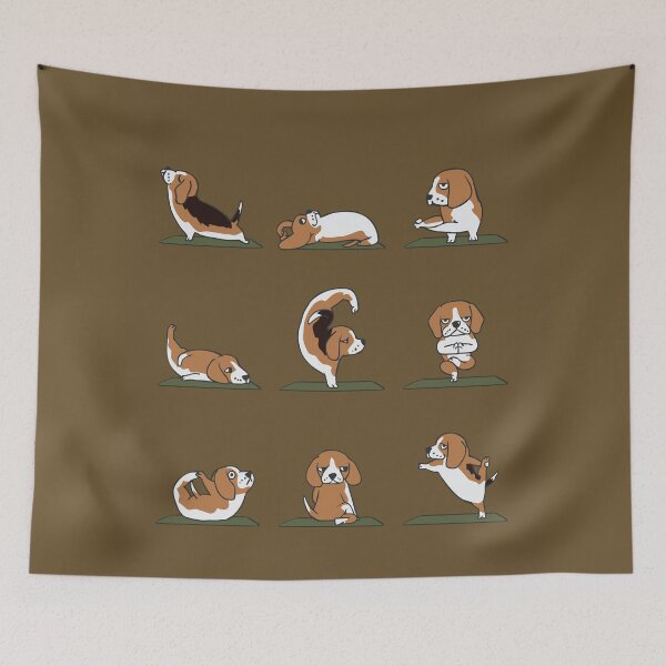 Item preview, Beagle Yoga designed and sold by Huebucket.
