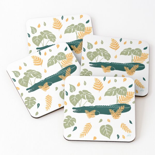 Item preview, Crocodile in the jungle designed and sold by AngelaVog.