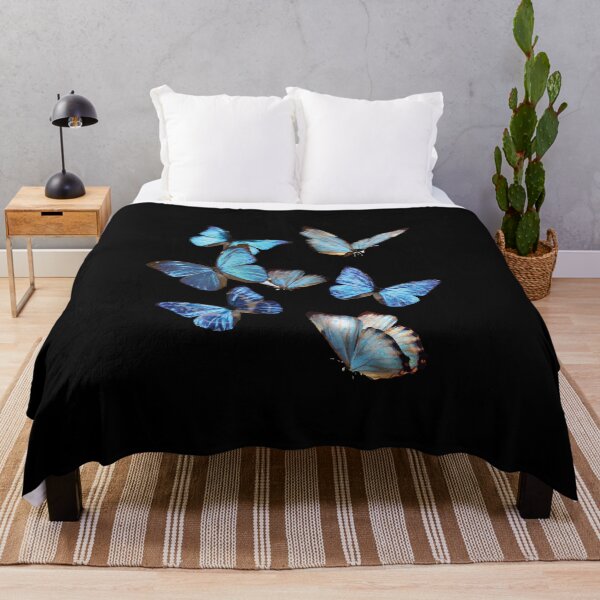 Item preview, Nature Lovers Blue Morpho Butterfly Swarm Entomology designed and sold by ElJimmo.
