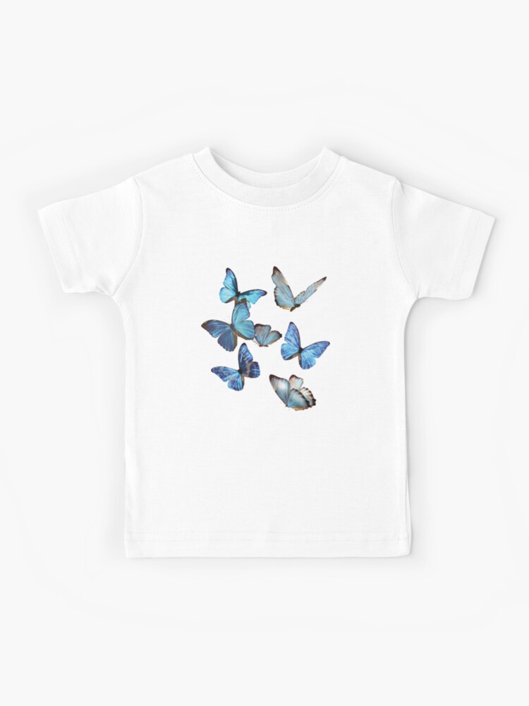 Blue Butterfly T-Shirt For Nature Lovers