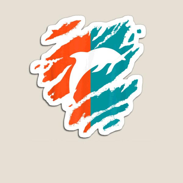 MIAMI DOLPHINS SLOGAN FOOTBALL MAGNET