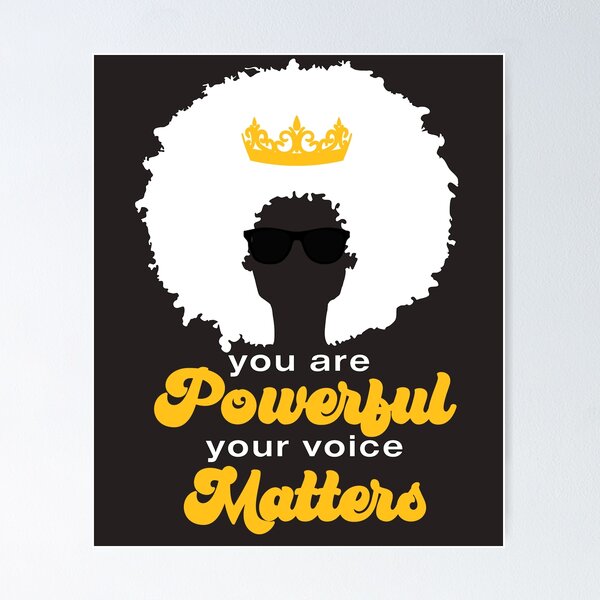 Item preview, Kamala Harris First Female Vice President You Are Powerful and Your Voice Matters designed and sold by Tasha McGlashan.