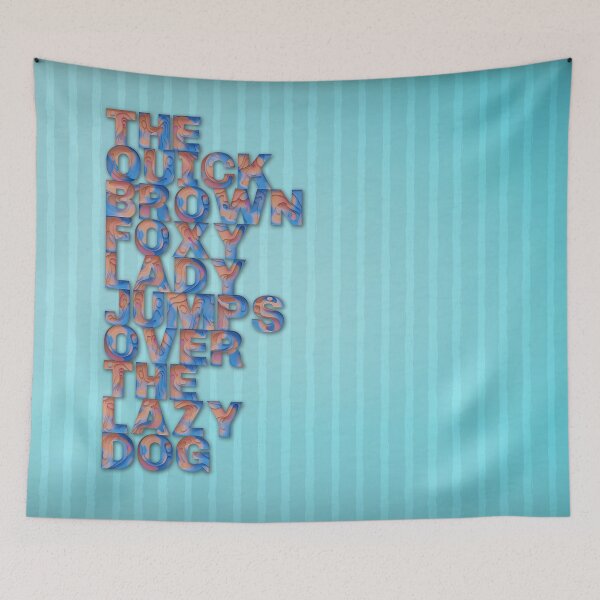 Item preview, The quick brown fox - Color Paper 3D designed and sold by Art-Frankenberg.