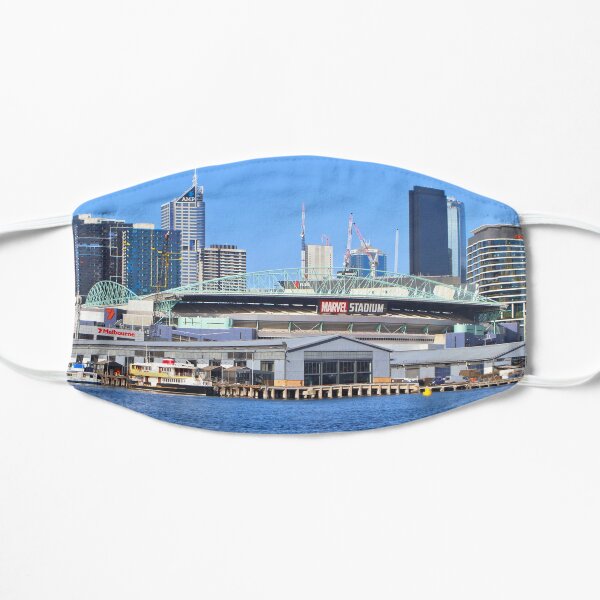 Docklands Harbour, Melbourne, Victoria, Australia Flat Mask
