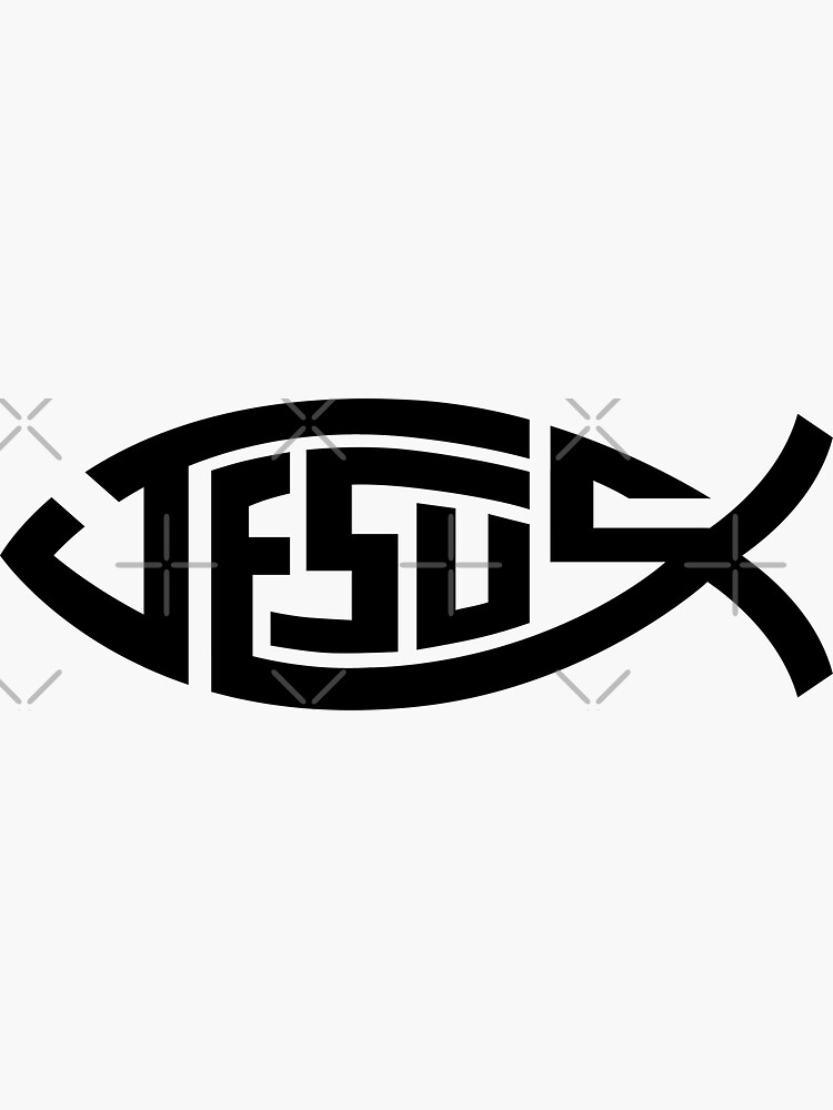 Jesus Ichthys Fish Car Stickers Self Adhesive Designs Religious Car Window Sticker For Windows Laptops & Luggage Durable Buy Cheaply On