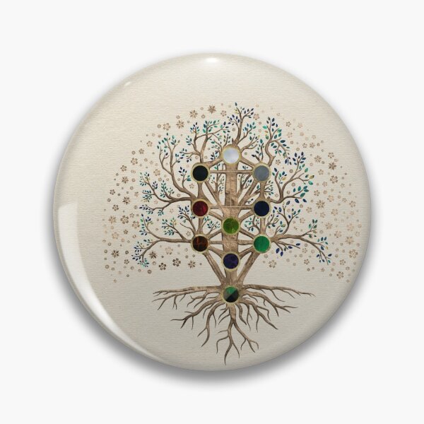 Item preview, Kabbalah The Tree of Life on canvas designed and sold by k9printart.