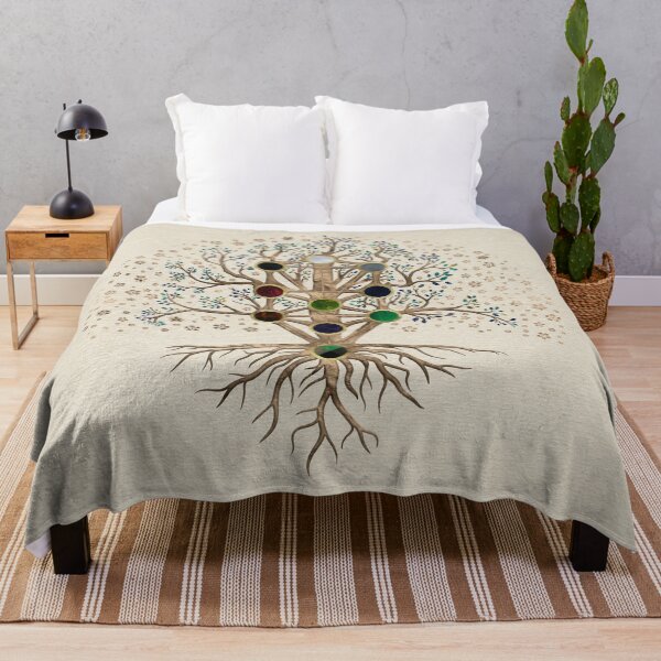 Item preview, Kabbalah The Tree of Life on canvas designed and sold by k9printart.