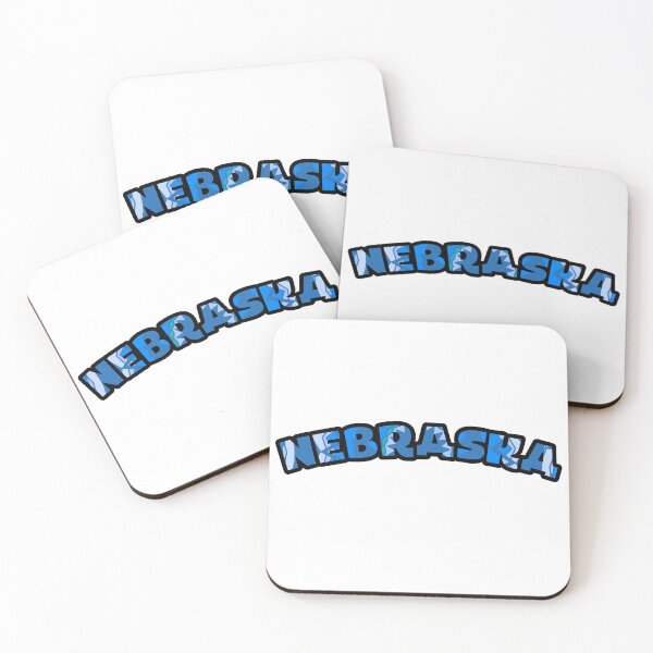 Item preview, Nebraska - Blue Over White designed and sold by Chubuter.