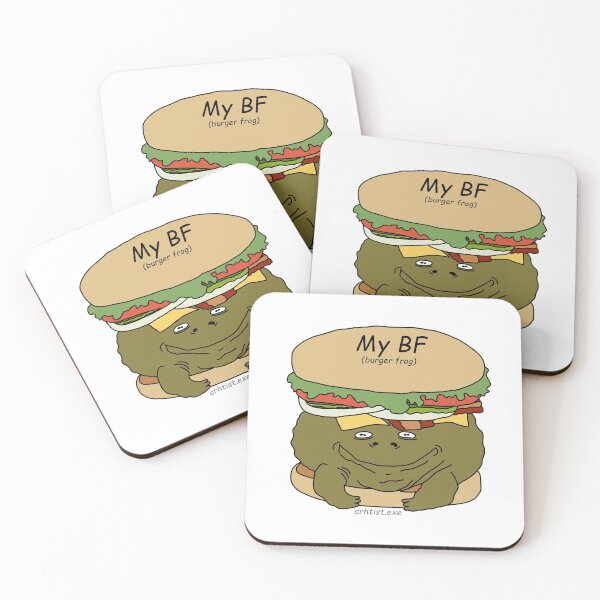 Item preview, My BF (burger frog) COLOURED designed and sold by arhtist-exe.