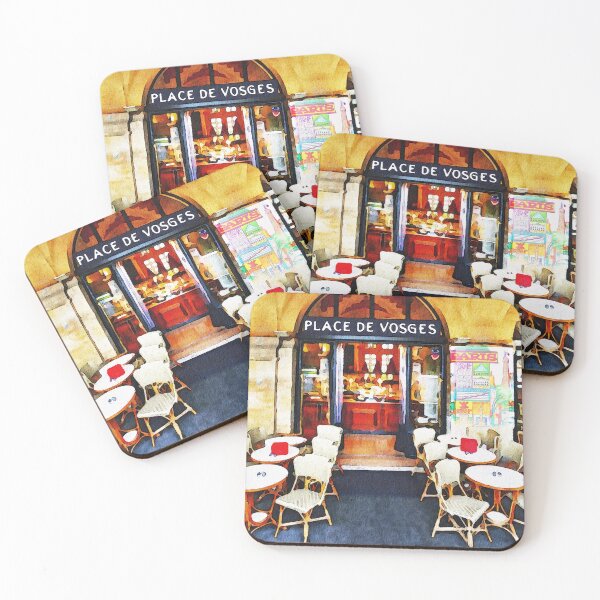 Item preview, Vintage Paris cafe designed and sold by BorneowithLove.