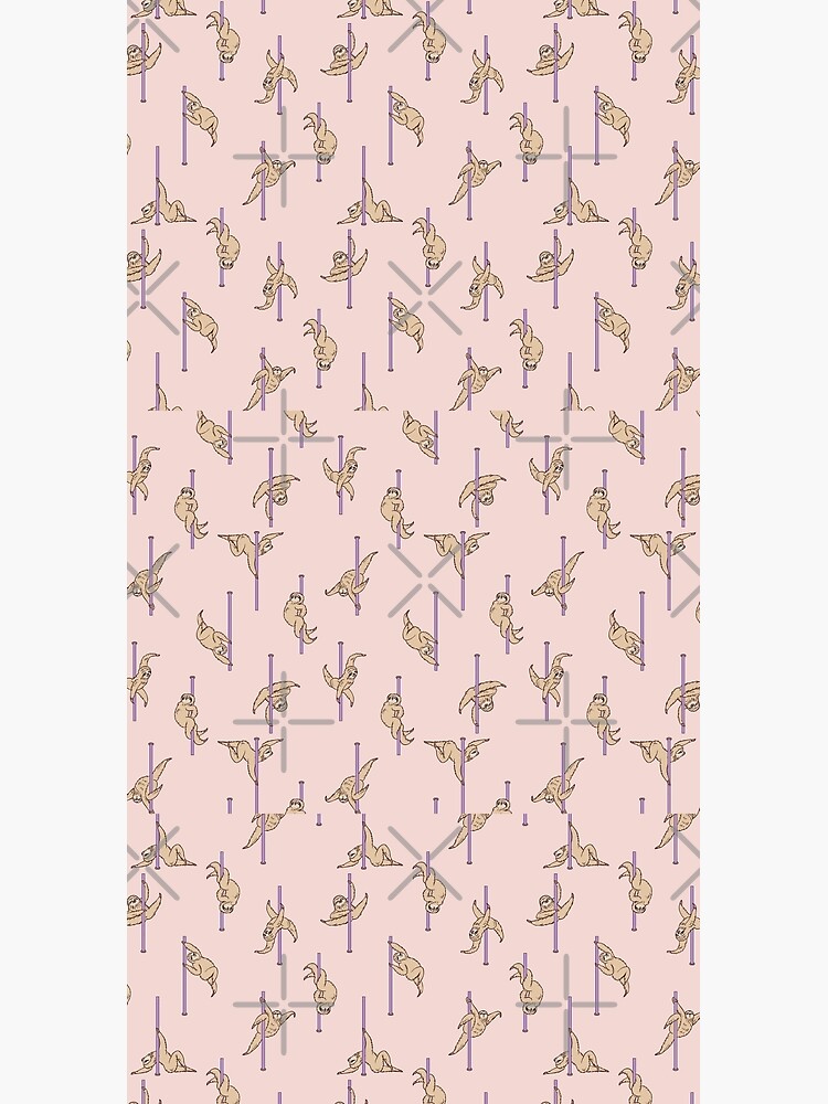 Thumbnail 3 of 3, Duffle Bag, Sloths Pole Dancing Club designed and sold by Huebucket.