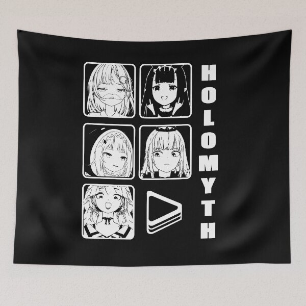 Item preview, Hololive EN Holomyth Grayscale designed and sold by UDTee.