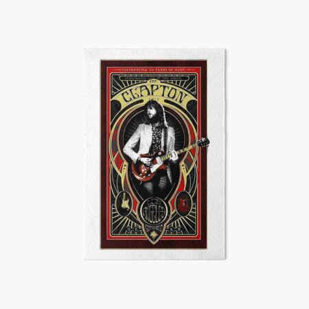 eric clapton 02 Art Board Print