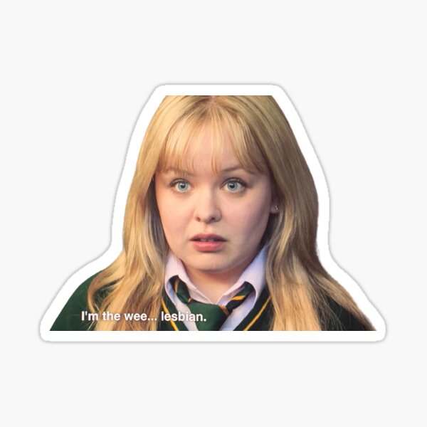 i'm the wee lesbian derry girls Sticker